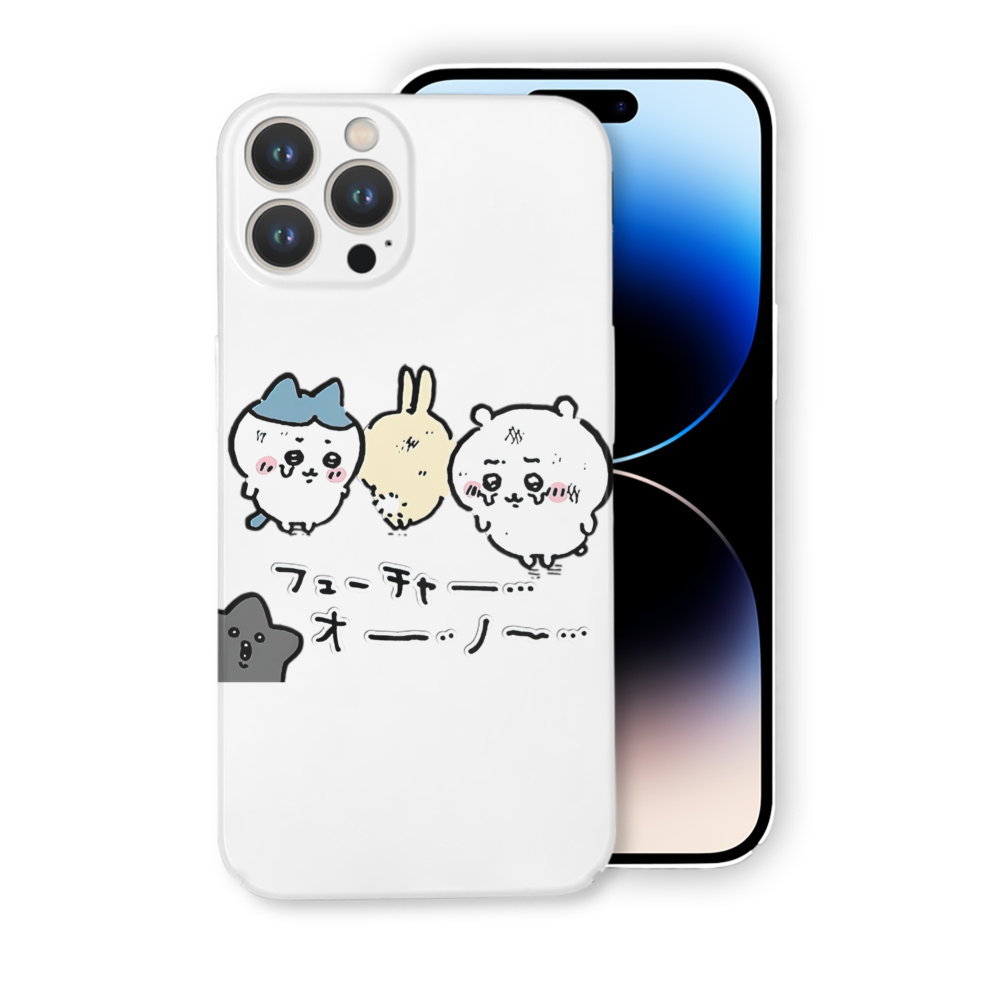 （画像用） ちいかわ ハチワレ Chii-kawa hachiware 【iPhone 14シリーズ対応】ハードケース